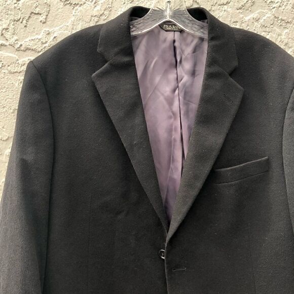 JOS A BANK Gray Cashmere Wool Blazer Jacket 43R‎ - Picture 9 of 13